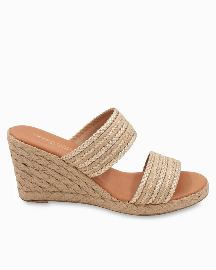 Tommy Bahama Shoes and Sandals Andr Assous Nolita Raffia Wedge Sandals Naturalplatino Stripe 8211 Women Tommy Bahama Shoes and Sandals Andr Assous Nolita Raffia Wedge Sandals Naturalplatino Stripe 8211 Women