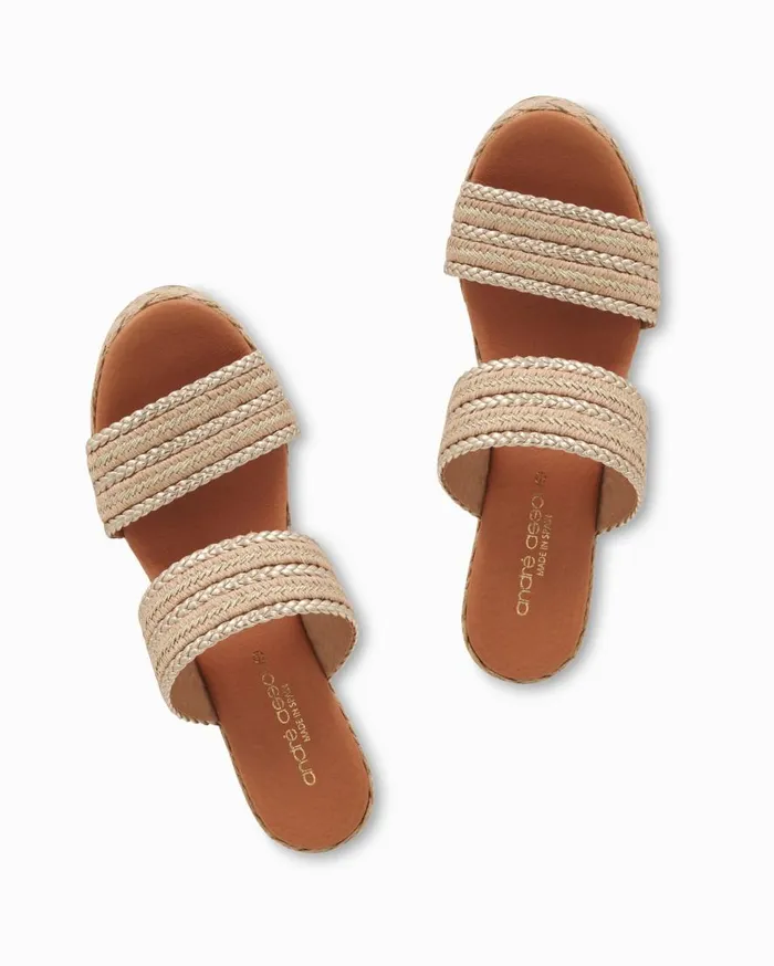Tommy Bahama Shoes and Sandals Andr Assous Nolita Raffia Wedge Sandals Naturalplatino Stripe 8211 Women Tommy Bahama Shoes and Sandals Andr Assous Nolita Raffia Wedge Sandals Naturalplatino Stripe 8211 Women