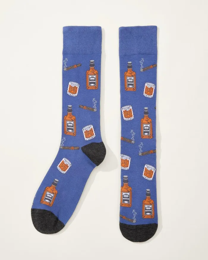 Tommy Bahama Socks Relax and Unwind Socks Shell Grey 8211 Men