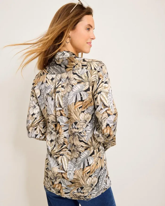 Tommy Bahama Tops and Shirts Grand Canal LongSleeve Silk Shirt Black 8211 Women Tommy Bahama Tops and Shirts Grand Canal LongSleeve Silk Shirt Black 8211 Women