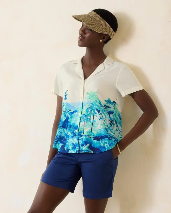 Tommy Bahama Tops and Shirts Oceanside Views Talulla Silk Camp Shirt Coconut 8211 Women Tommy Bahama Tops and Shirts Oceanside Views Talulla Silk Camp Shirt Coconut 8211 Women