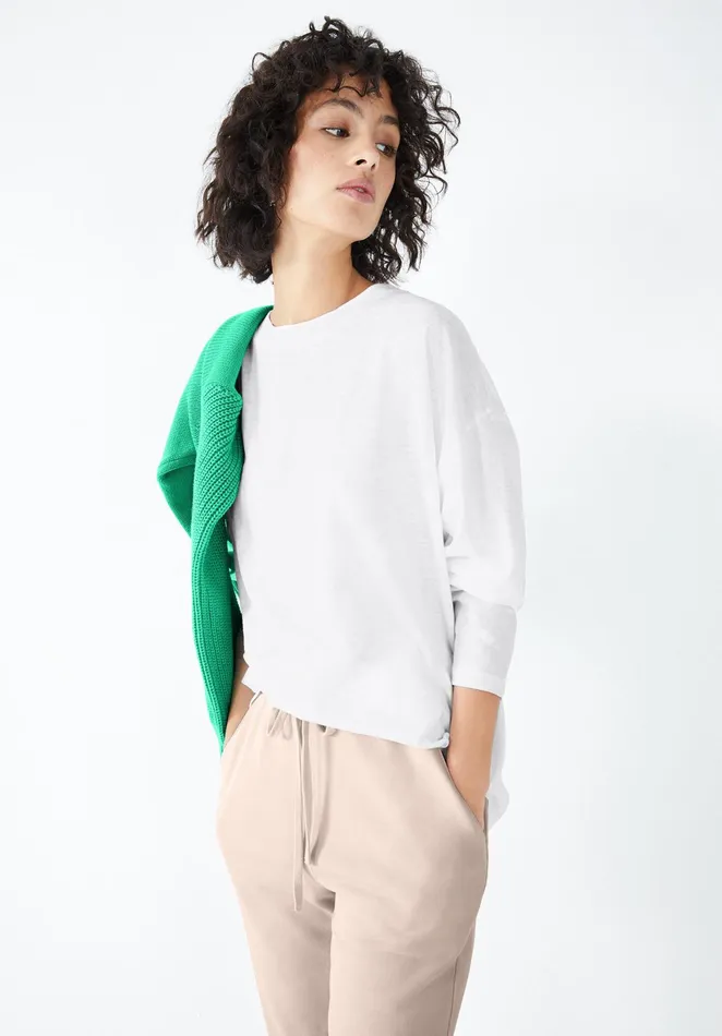 Tops and TShirts Women Hush Amanda Long Sleeved TShirt White