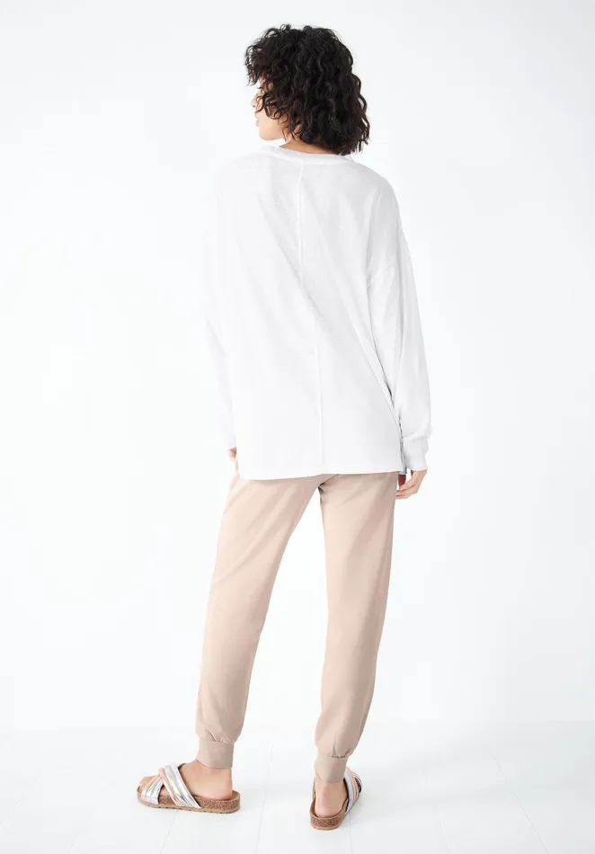 Tops and TShirts Women Hush Amanda Long Sleeved TShirt White