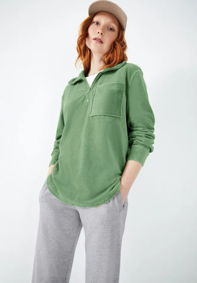 Tops and TShirts Women Hush Marley Cord Top Washed Green