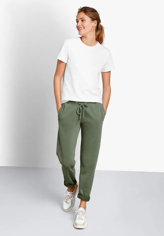 Tops and TShirts Women Hush Relaxed Crew Tee White