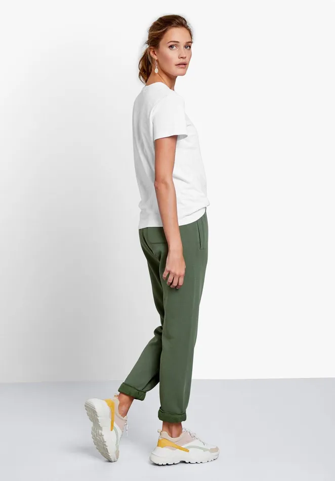 Tops and TShirts Women Hush Relaxed Crew Tee White