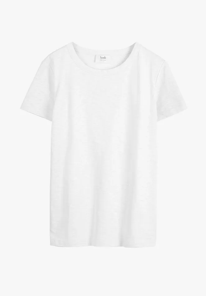 Tops and TShirts Women Hush Relaxed Crew Tee White