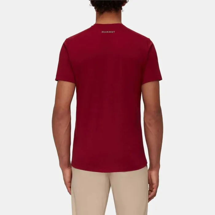 Tops Men Mammut Trovat TShirt Logo Blood Red Tops Men Mammut Trovat TShirt Logo Blood Red