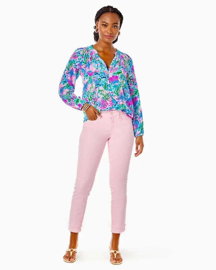 Tops Women Lilly Pulitzer Bowen Halter Top Mandevilla Baby Paradise Petals Tops Women Lilly Pulitzer Bowen Halter Top Mandevilla Baby Paradise Petals