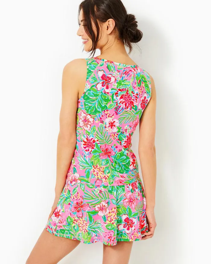 Tops Women Lilly Pulitzer UPF 50 Luxletic Renay Tank Top Multi Journey To The Jungle