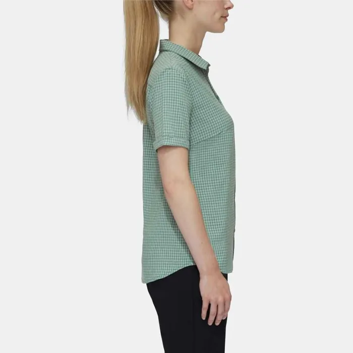 Tops Women Mammut Aada Shirt Dark Jadejade Tops Women Mammut Aada Shirt Dark Jadejade