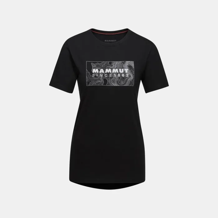Tops Women Mammut Core TShirt Unexplored Black