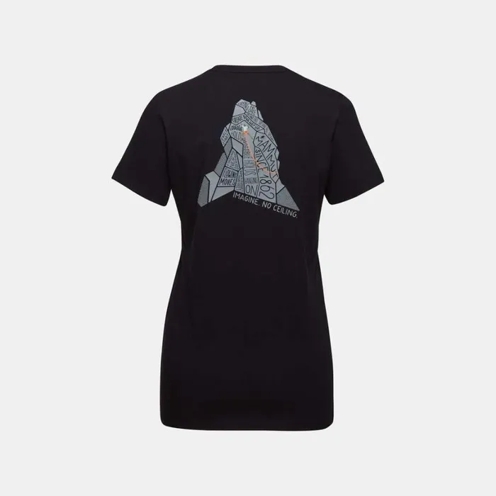Tops Women Mammut Massone TShirt No Ceiling Black Tops Women Mammut Massone TShirt No Ceiling Black