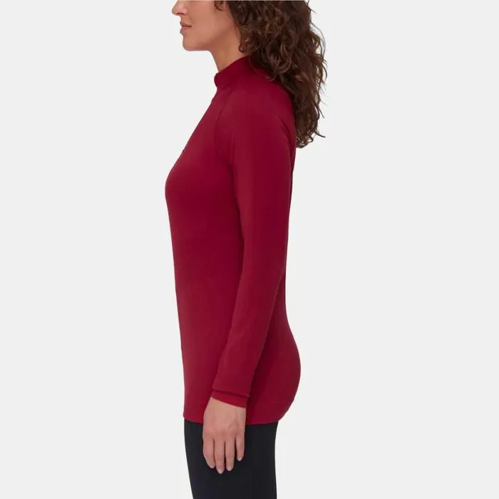Tops Women Mammut Trift Half Zip Longsleeve Blood Red Tops Women Mammut Trift Half Zip Longsleeve Blood Red