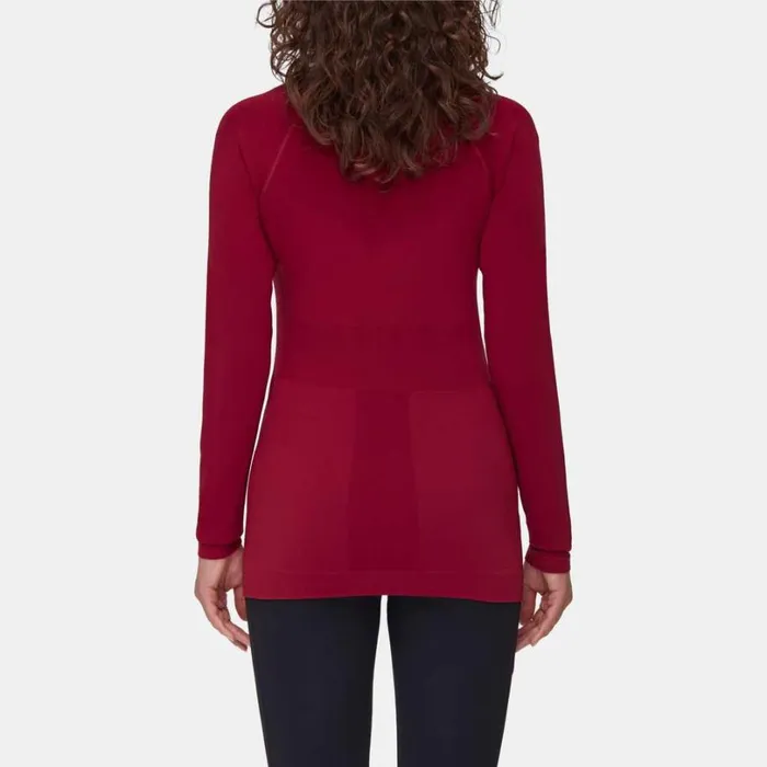 Tops Women Mammut Trift Half Zip Longsleeve Blood Red Tops Women Mammut Trift Half Zip Longsleeve Blood Red
