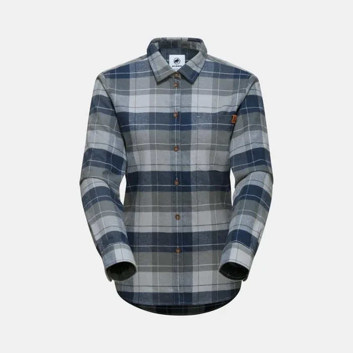 Tops Women Mammut Trovat Longsleeve Shirt Steelmarine