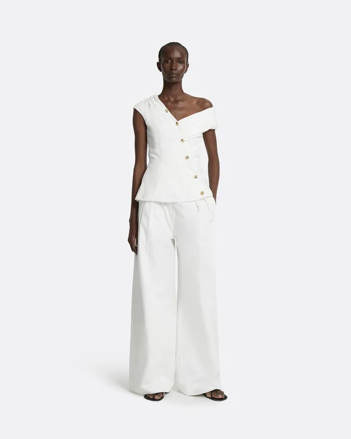 Tops Yaren Ivory Top Ivory 8211 Safiyaa Women