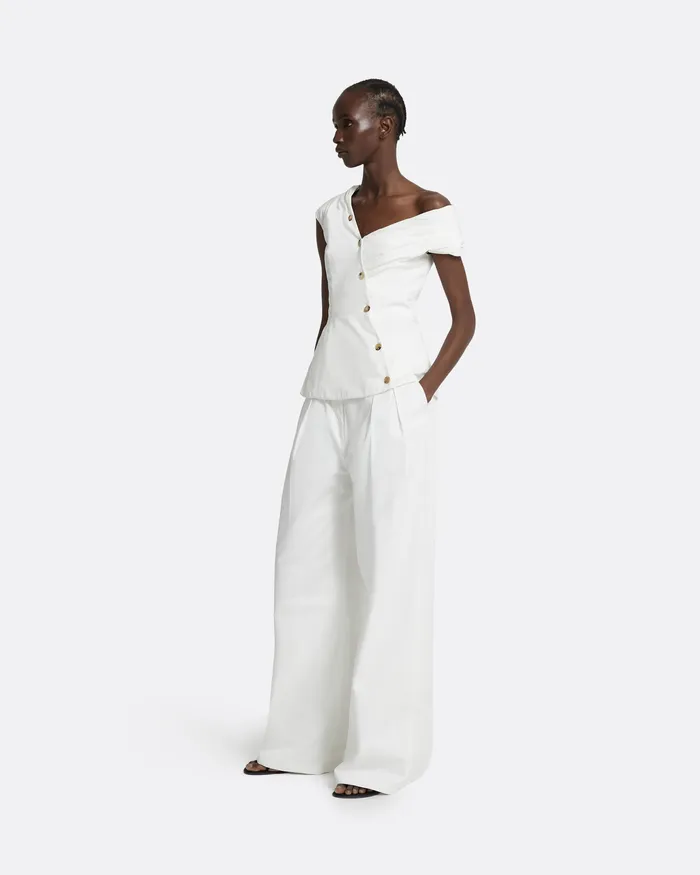 Tops Yaren Ivory Top Ivory 8211 Safiyaa Women