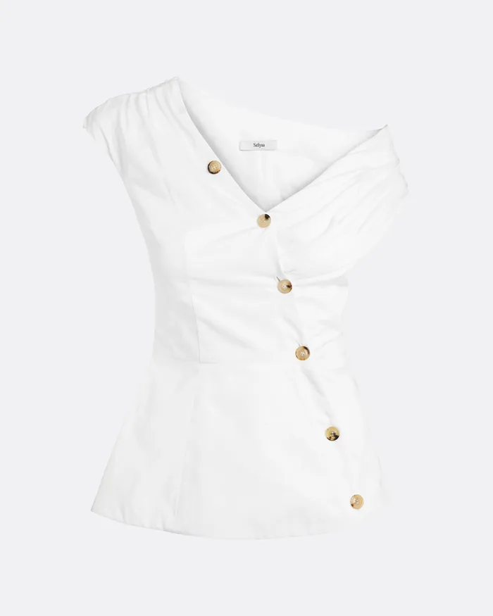 Tops Yaren Ivory Top Ivory 8211 Safiyaa Women