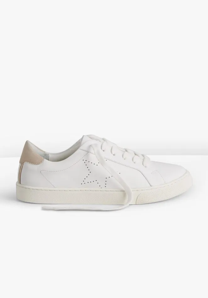 Trainers Women Hush Morely Leather Trainers White
