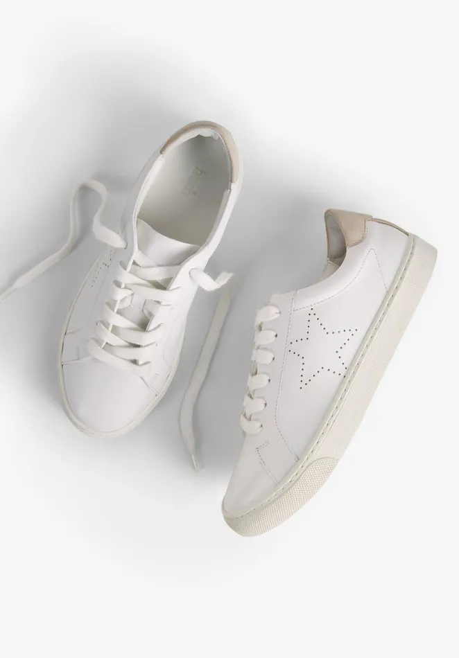 Trainers Women Hush Morely Leather Trainers White