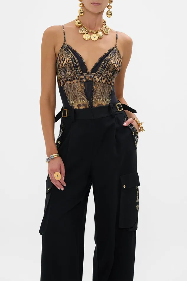 TRI BODYSUIT WITH MESH INSERTS AN EGYPTIAN RENAISSANCE An Egyptian Renaissance Womens Camilla Bras and Underwear
