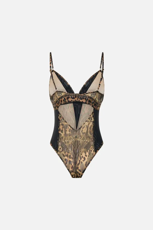 TRI BODYSUIT WITH MESH INSERTS AN EGYPTIAN RENAISSANCE An Egyptian Renaissance Womens Camilla Bras and Underwear