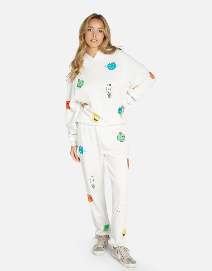 Trina Comic Emojis Milk Women Lauren Moshi Hoodies