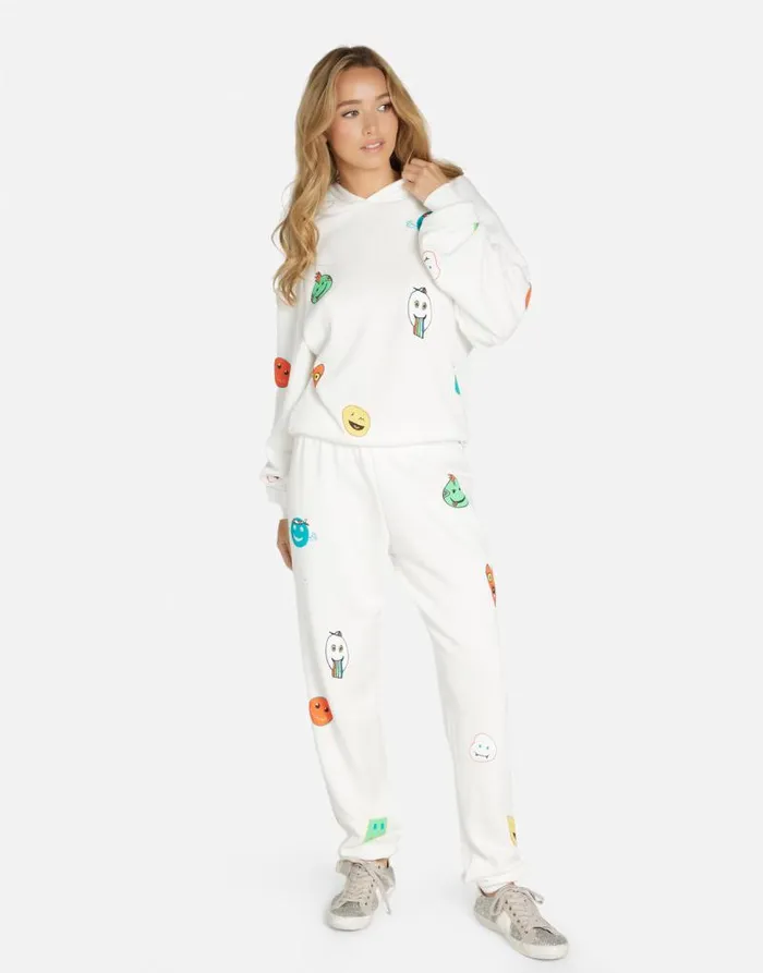 Trina Comic Emojis Milk Women Lauren Moshi Hoodies