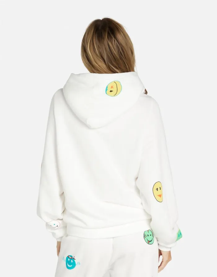 Trina Comic Emojis Milk Women Lauren Moshi Hoodies