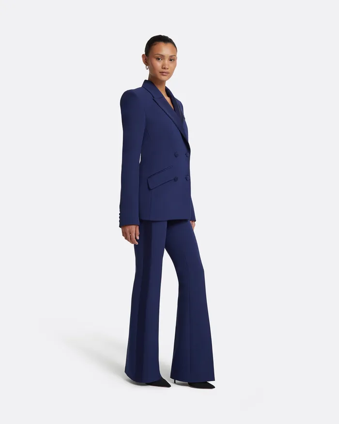 Trousers Alexa Oxford Blue Trousers Oxford Blue 8211 Safiyaa Women