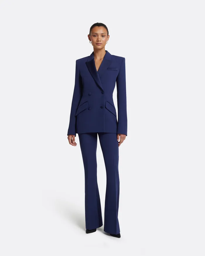 Trousers Alexa Oxford Blue Trousers Oxford Blue 8211 Safiyaa Women