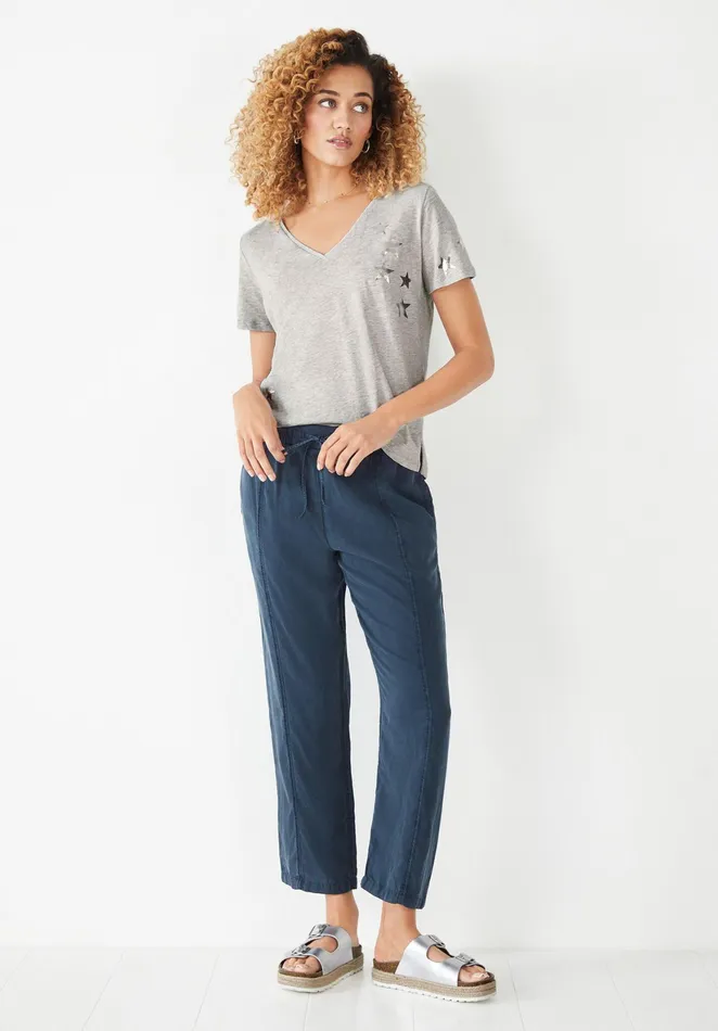 Trousers Women Hush Bianca Drawstring Trousers Washed Navy