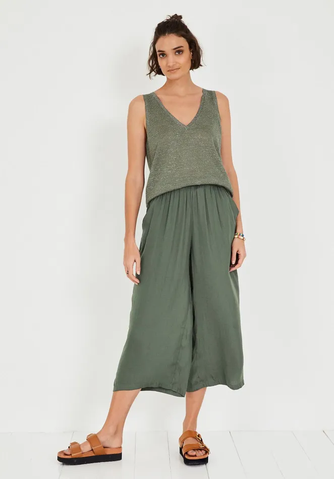 Trousers Women Hush Santana Culottes Khaki