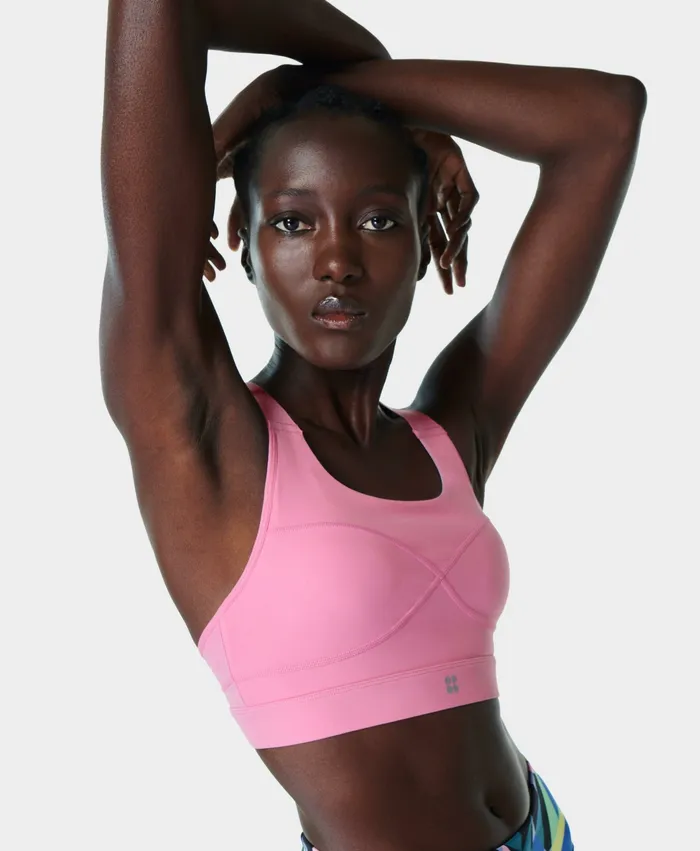 Underwear Women Sweaty Betty Power Medium Support Sports Bra Sparkling Pink