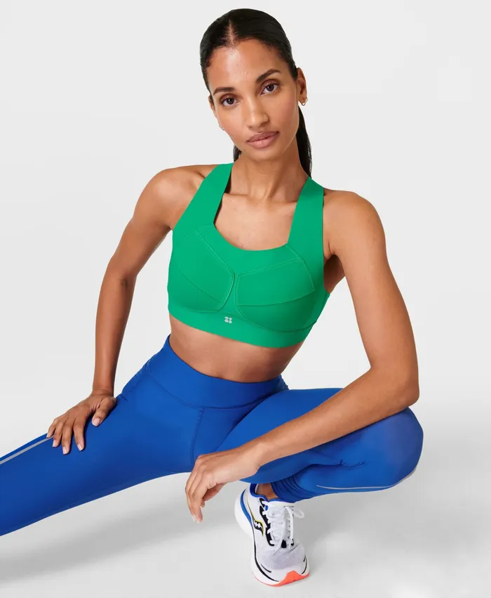 Underwear Zero Gravity Running Bra Electro Green 8211 Sweaty Betty Women