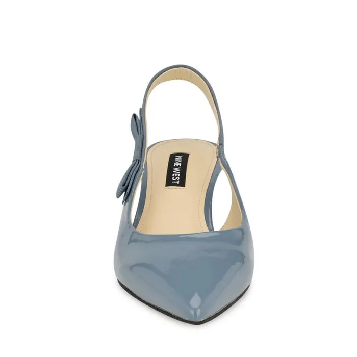 Viki Pointy Toe Slingbacks Medium Blue Women Nine West Heels Viki Pointy Toe Slingbacks Medium Blue Women Nine West Heels