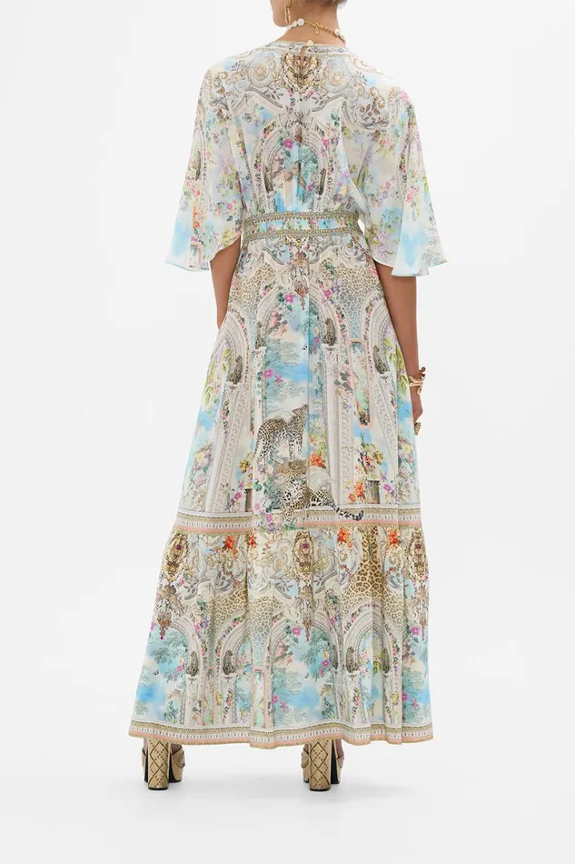 WAISTED DRESS WITH HEM RUFFLE WE ALWAYS HAVE ALEXANDRIA We Always Have Alexandria Womens Camilla Dresses WAISTED DRESS WITH HEM RUFFLE WE ALWAYS HAVE ALEXANDRIA We Always Have Alexandria Womens Camilla Dresses