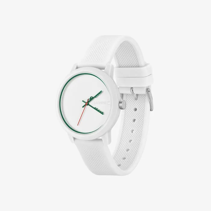 Watches Men Lacoste Men039s Lacoste1212 Crocodile 3 Hand Silicone Watch Without Color 000