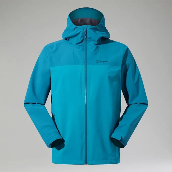 Waterproof Men Berghaus Arnaby Hooded Waterproof Jacket 8211 Turquoise
