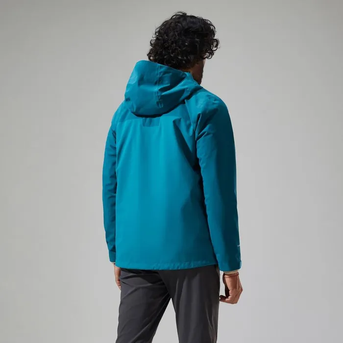 Waterproof Men Berghaus Arnaby Hooded Waterproof Jacket 8211 Turquoise