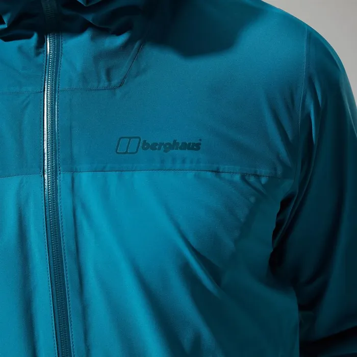 Waterproof Men Berghaus Arnaby Hooded Waterproof Jacket 8211 Turquoise