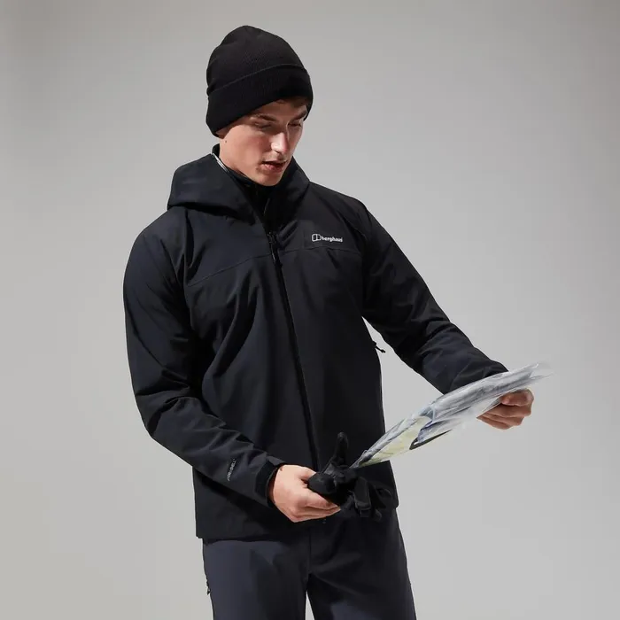 Waterproof Men Berghaus Kember Vented Jacket 8211 Black