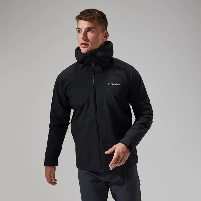 Waterproof Men Berghaus Kember Vented Jacket 8211 Black