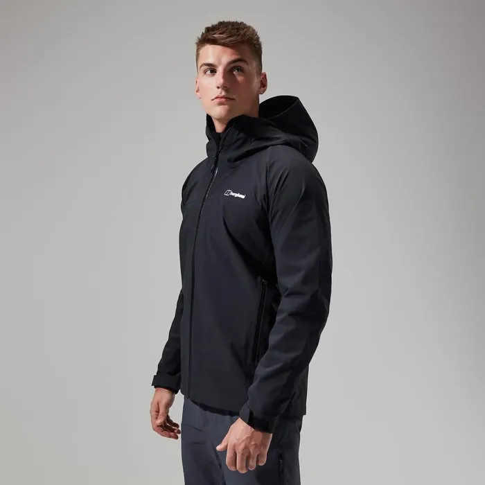 Waterproof Men Berghaus Kember Vented Jacket 8211 Black