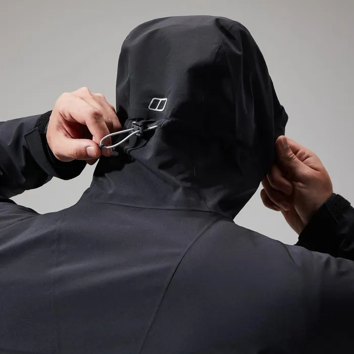 Waterproof Men Berghaus Kember Vented Jacket 8211 Black