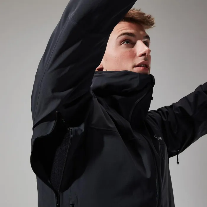 Waterproof Men Berghaus Kember Vented Jacket 8211 Black