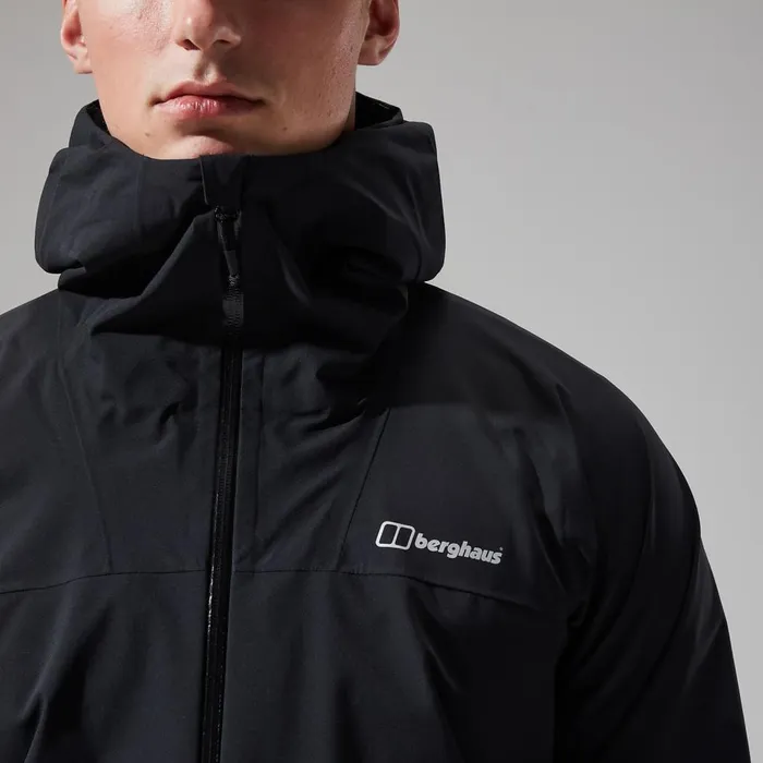 Waterproof Men Berghaus Kember Vented Jacket 8211 Black