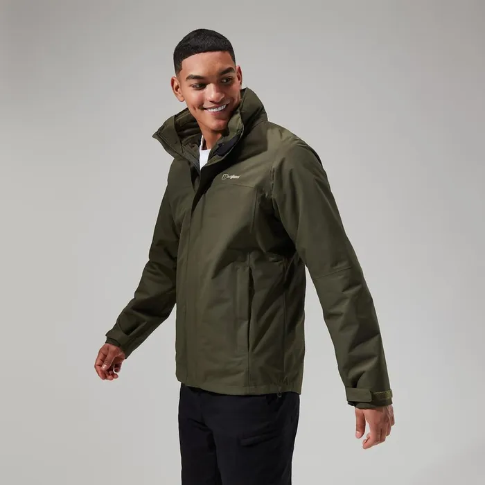 Waterproof Men Berghaus RG Alpha 20 Gemini Waterproof 3in1 Jacket 8211 Green