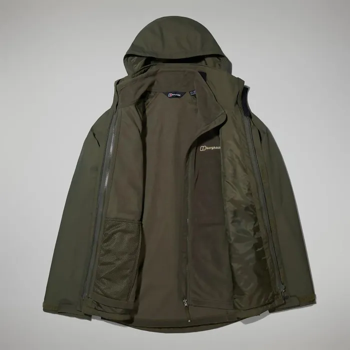 Waterproof Men Berghaus RG Alpha 20 Gemini Waterproof 3in1 Jacket 8211 Green